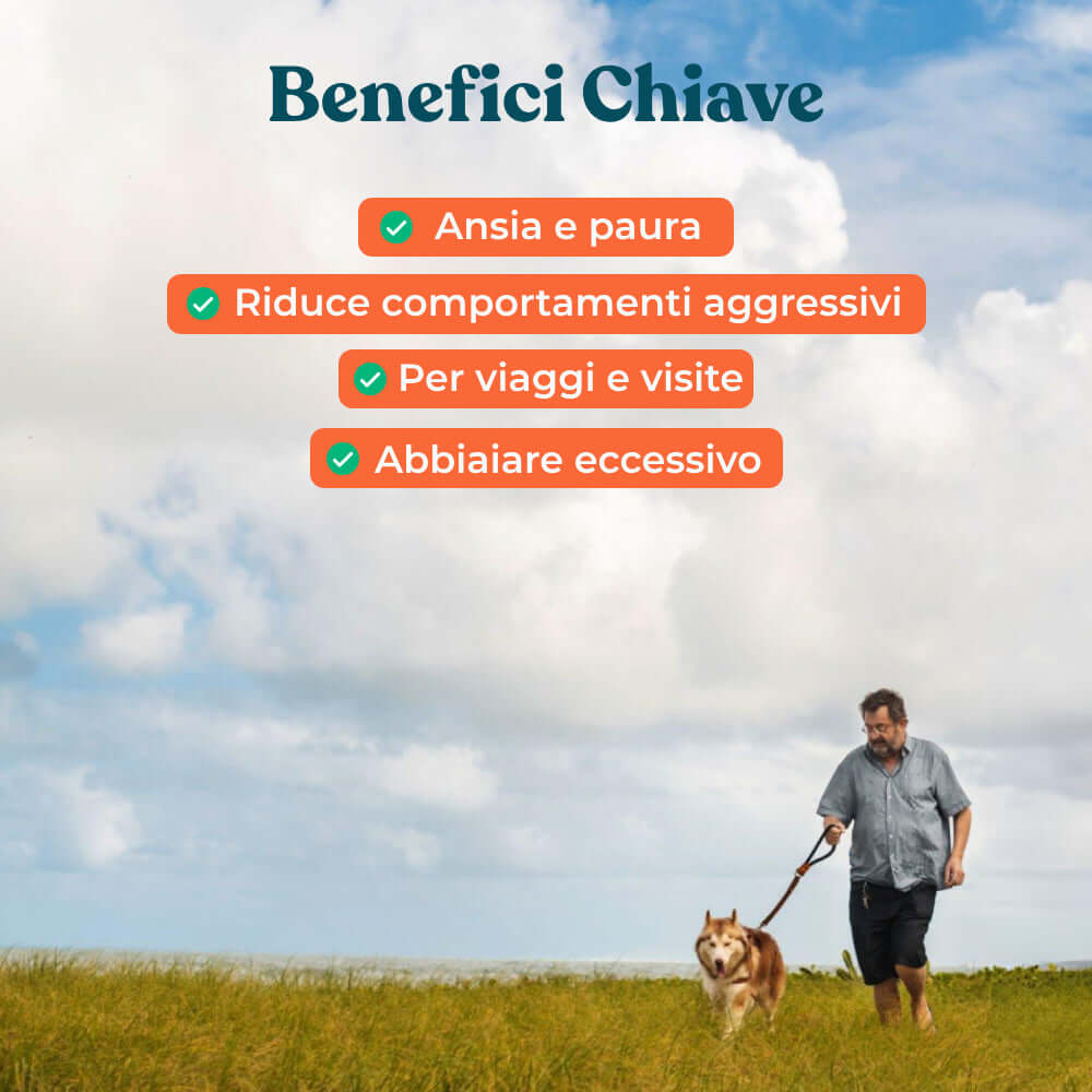 integropet calma & serenità benefici chiave