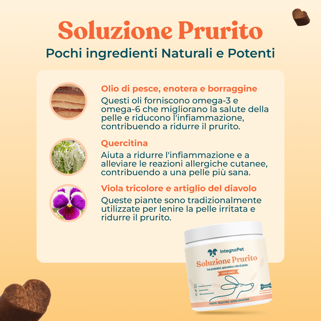 ingredienti soluzione prurito integropet