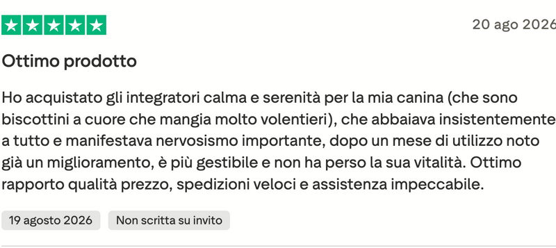 Recensione Cliente IntegroPet